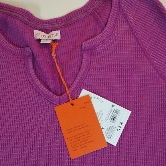 Thermal long sleeve material purple women's small Great Item To Use As A Gift! - Picture 2 of 4